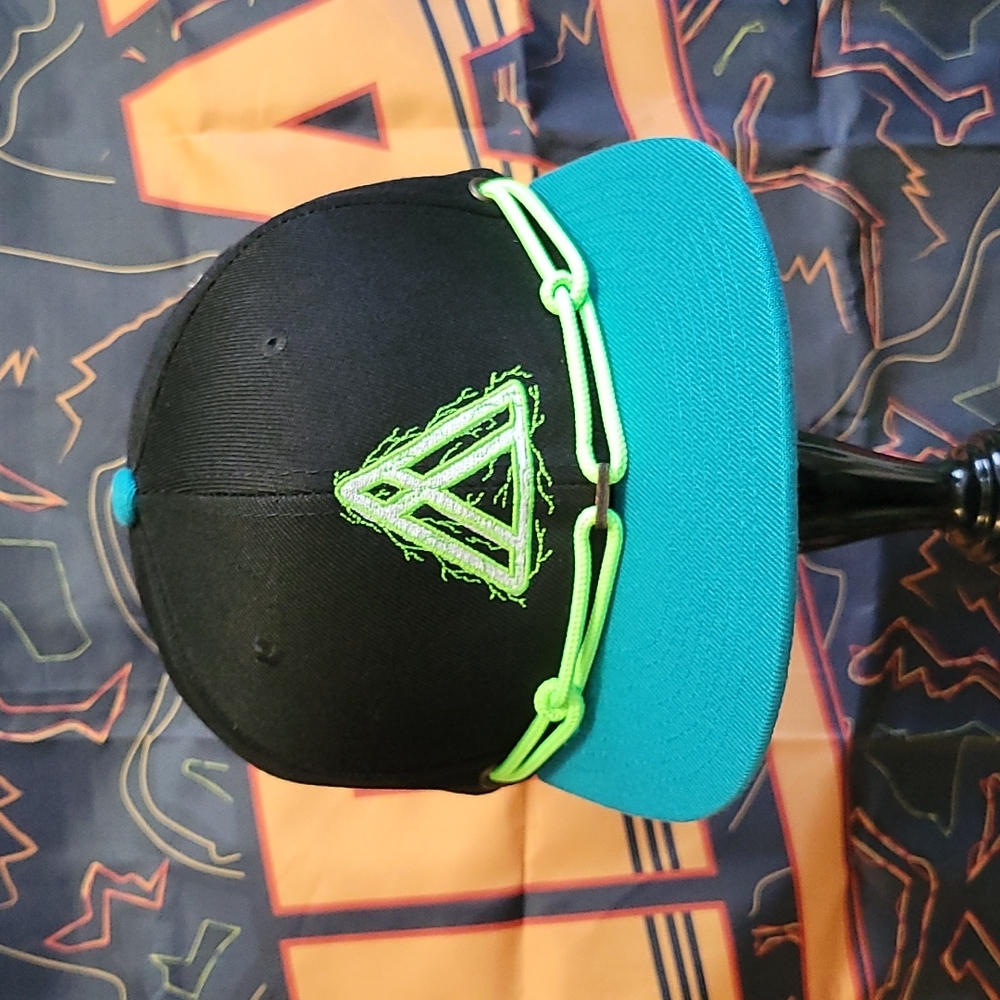 Classic Volt Findlay Hats Snapback Black Teal Green White